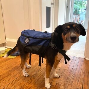Saddlebag Style Dog Backpack
